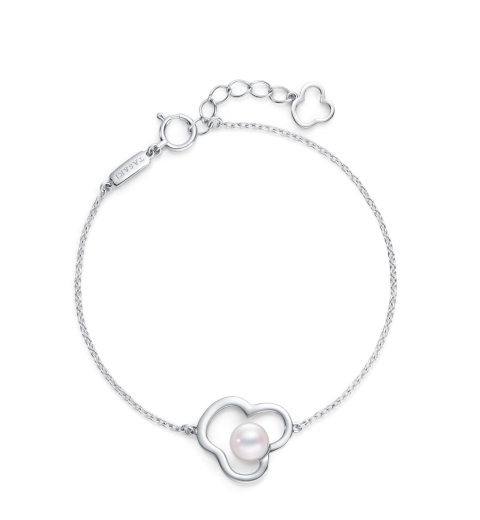 「チャンツ ブレスレット」［WG×あこや真珠］