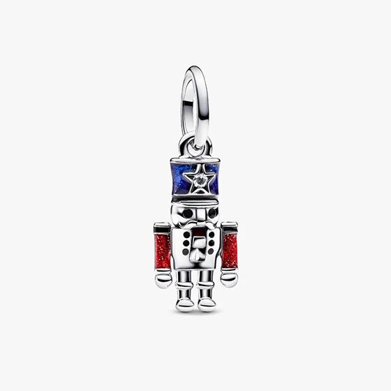 Moveable Nutcracker Dangle Charm