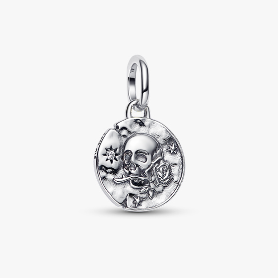 Skull Medallion Charm