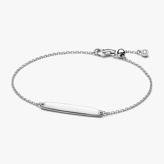 Engravable Bar Chain Bracelet