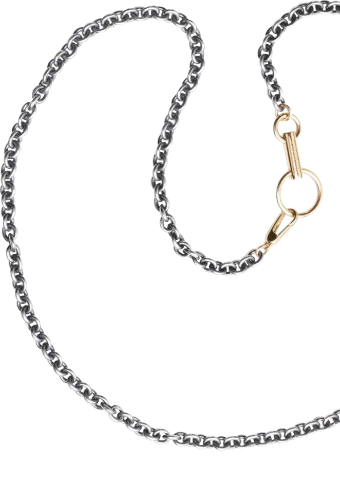 PIPISTRELLO ダブル リング チャームチェーン ネックレス